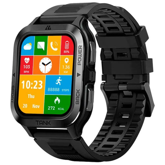 Smartwatch, Kospet, Tank, M2, Sumergible, Reloj inteligente,IOS y Android, Rugged, deportivo, amoled, contador de pasos, IA, Monitoreo de salud,