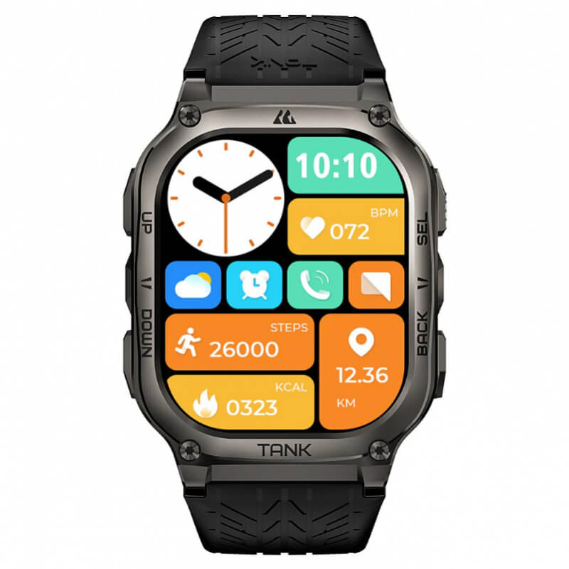 Smartwatch Kospet, Tank, M3 Ultra, Sumergible, Reloj inteligente,IOS y Android, Rugged, deportivo, IA, reloj, reloj origina, reloj militar